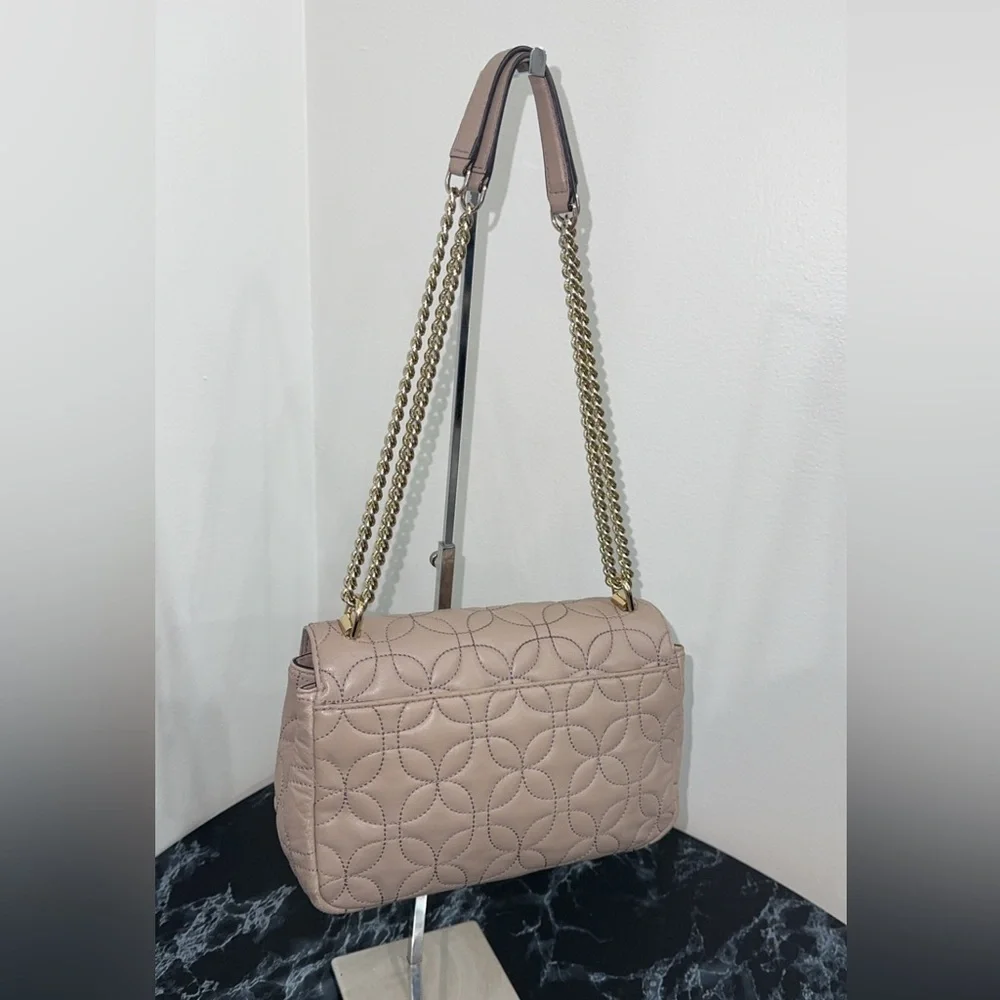 Michael Kors Sloan Large Quilted Chain Shoulder Bag AUTHENTIC - Picture 4 of 14